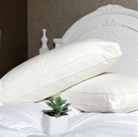 OEM Neck Heathy Down Feather Pillow Insert with 2 - 4CM White Duck Feather Lining