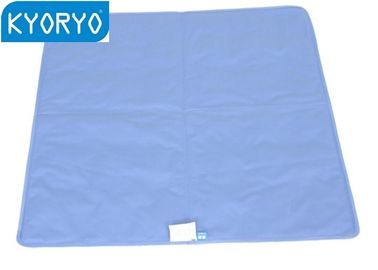 Double layered Mesh Fabric Customized Icy Gel Bed Pad With Water Proof EVA coating inside