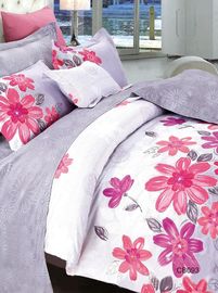 Flower Cotton Bed Set Durable Bedspreads Sets with Reactive Dyeing