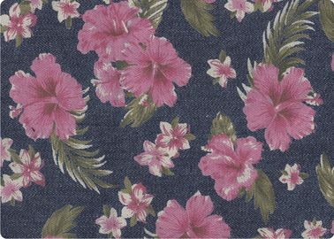 Wonderful Flower Printed 100 Cotton Denim Fabric Luxury Outdoor Fabric
