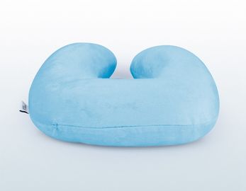 Unique Luxury Travel Neck Pillow with snap Sof Cotton-Comfort Covering Any Color