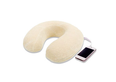 Beige Evolution Memory Foam Travel Pillow For Traveling On An Airplane
