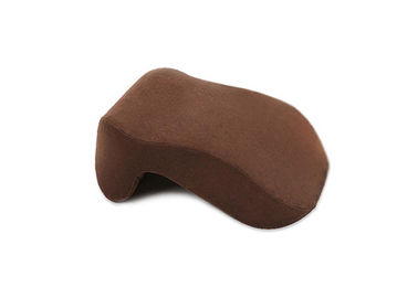 Brown Comfortable Neck Pillow Memory Foam with 100% Crystal Velvet