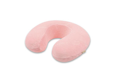 Pink Luxury Velvet Small Memory Foam Pillow Travel Size for Kids