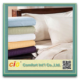 Polyester / Cotton Hotel Cotton Bed Sheet / Bedding Sheets Sets Home Textile Microfiber Printing