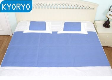 Blue Resilient Recyclable Cooling Gel Bed Pad Comfortable Square