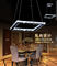 Pendant lighting hanging lights down light fixtures led crystal lamp square shape