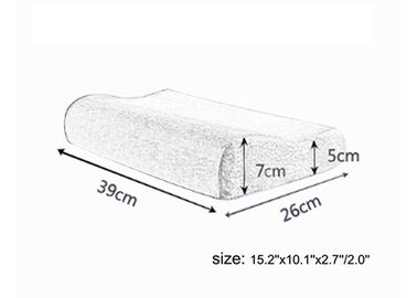 Massage / Therapy Full Size Memory Foam Pillow 100% Mesh Wave