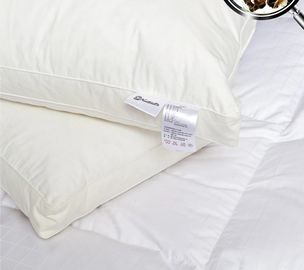 OEM Neck Heathy Down Feather Pillow Insert with 2 - 4CM White Duck Feather Lining