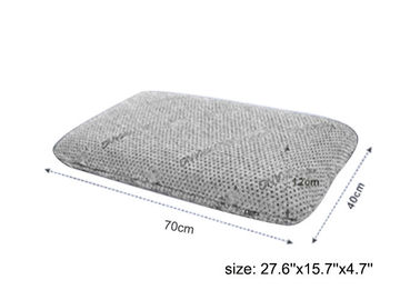 Soft Small Memory Foam Neck Pillow , Memory Foam Back Pillow Magnetic Fabric