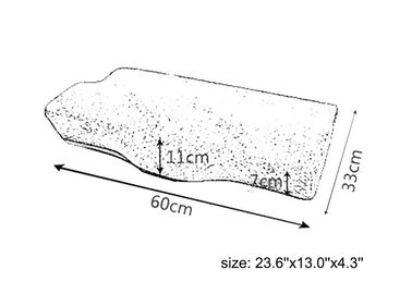 Cooling Gel Memory Foam Neck Pillow , Therapedic Memory Foam Pillow
