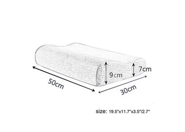 Sleep Memory Foam Neck Pillow / Standard Memory Foam Pillow Cooling Gel