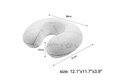 Beige Evolution Memory Foam Travel Pillow For Traveling On An Airplane