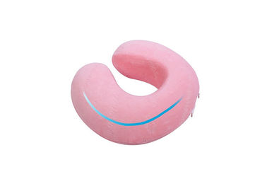 Natural Memory Foam Travel Neck Pillow for Airplane , Train , Car , Bus