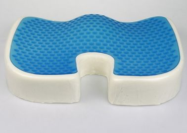 Memory Foam Cushion Gel-enhanced Comfort Seat OEM , Gel Coccyx Seat Cushion