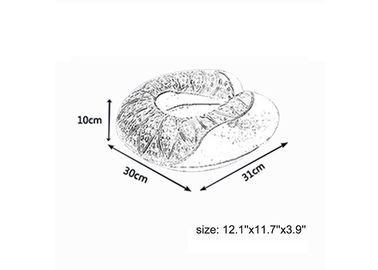 Cooling White / Customized Gel Memory Foam Pillow Comfort And Decoration Usage
