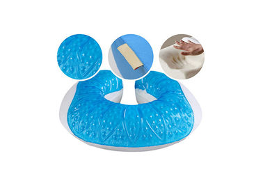 Cooling White / Customized Gel Memory Foam Pillow Comfort And Decoration Usage