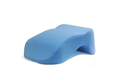 Blue / Customized Cooling Gel Memory Foam Pillow For Neck / Travel