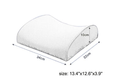 Soft Cooling Gel Memory Foam Pillow Lumbar Cushion For Office Chair