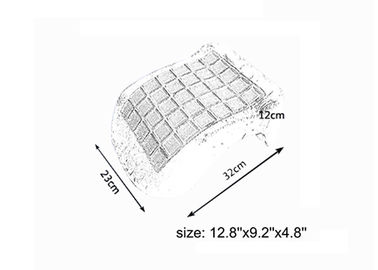 Comfort Revolution Cooling Gel Memory Foam Pillow Standard Size Custom