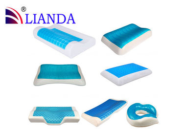 Visco-Elastic Memory Foam Pillow Cooling Gel Contour Help Deep Sleep