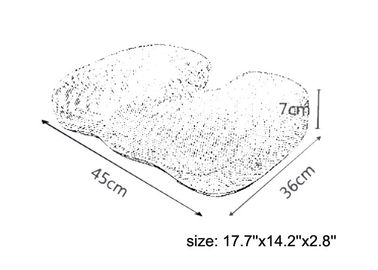Anti Decubitus Memory Foam Coccyx Cushion Computer Chair Seat Cushion