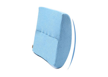 Orthopaedic Pillows Memory Foam Back Support Cushion , Purple / White / Blue