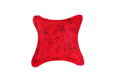 Custom Small Red Decorative Pillows for Sofa , Modern Couch Pillows