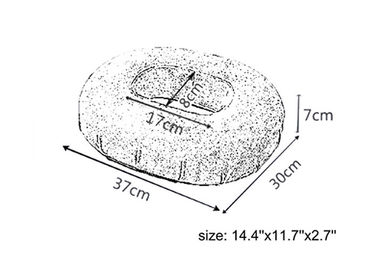 Health Mat Cooling Gel Seat Cushion Hemorrhoid Donut Cushion in Ice Silk