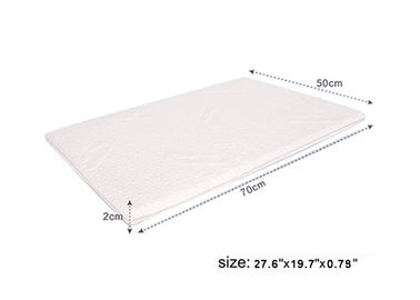 White Bamboo Fiber Anti Slip Memory Foam Bath Mats Customizable