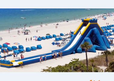 53.3m Long Hippo Water Slide Games Inflatable With One Slide And 4pieces Free Blowers