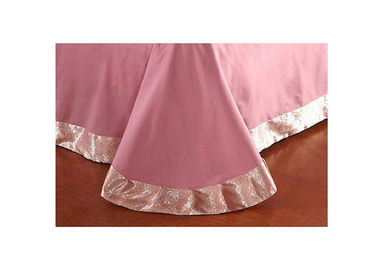 Contemporary Tencel Bedding Luxury Bed Linens Silk Quilt Pink Pillowcase