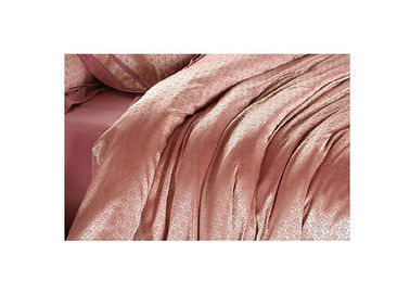 Contemporary Tencel Bedding Luxury Bed Linens Silk Quilt Pink Pillowcase