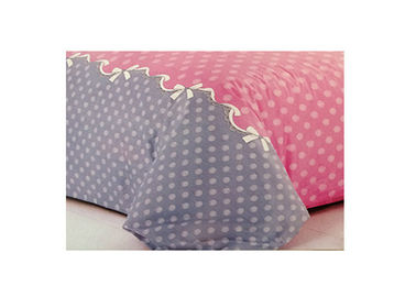 Red and Grey Cotton Bedding Sets with Personalized Pillowcases