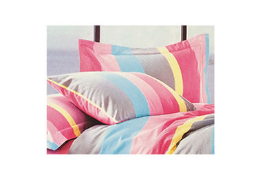 Queen Size 100 Cotton Bedding Sets for Girls , Red / Yellow / Blue / Grey