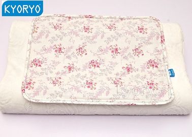 Red folwer Square Cooling Macromolecule Gel Bed Pad with Pillow Mat OEM