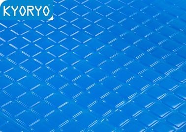 Blue Soft Cooling Gel Mattress Pad Toweling Fiber For Children
