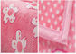 Super micro mink home fleece bedding set cover with polka dots daisy style